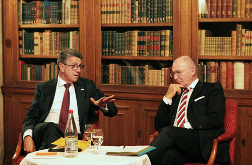Kronberger Kamingespräche Thomas Ullrich, Dr. Wolfgang Jäger