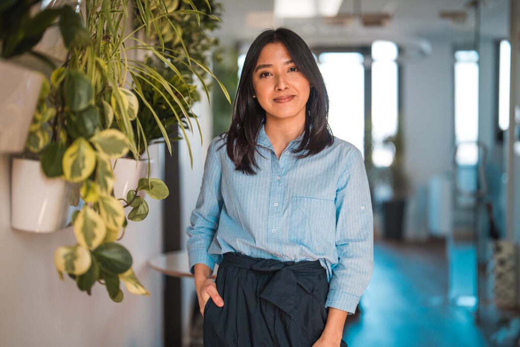 Eine Change Managerin bereit für den Veränderungsprozess