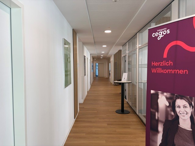 Eingangsbereich eines Cegos Integrata Schulungszentrums